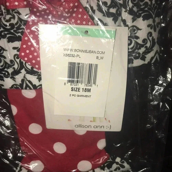 BEAUTIFUL GIRLS BONNIE JEAN SET 18M NWT - Picture 5 of 6